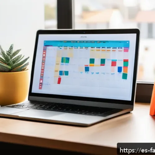 Home 17 시간 가치 정렬을 위한 실천 사례 - A modern home office setup in a bright, organized room with a Spanish-speaking professional sitting ...